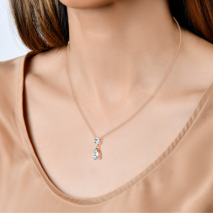 14K Teardrop Pendant