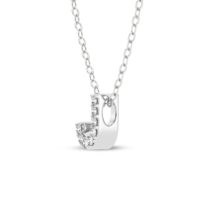 ‘J’ Letter Pendant- 14k Gold Plated 925 Sterling Silver