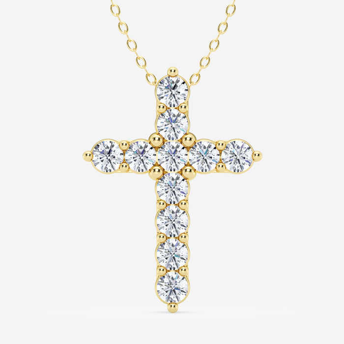 14K Cross Pendant