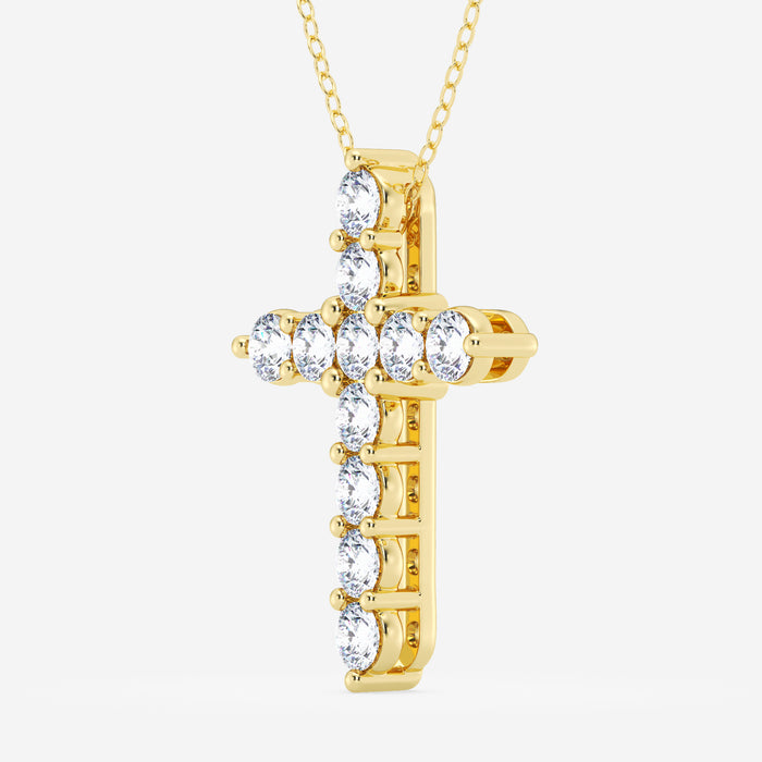 14K Cross Pendant