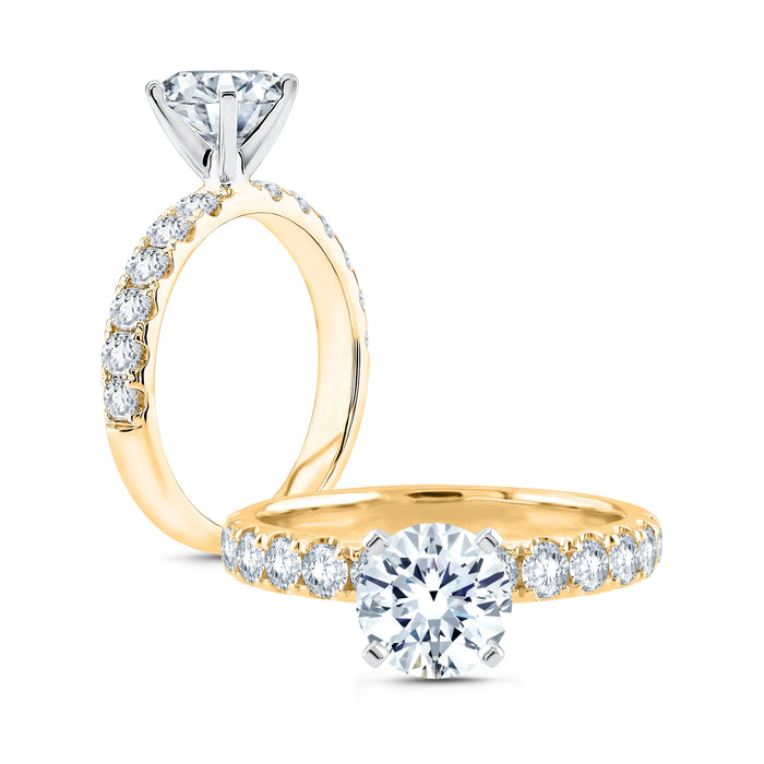 Classic Complete Diamond Engagement Ring - 2.15 ctw