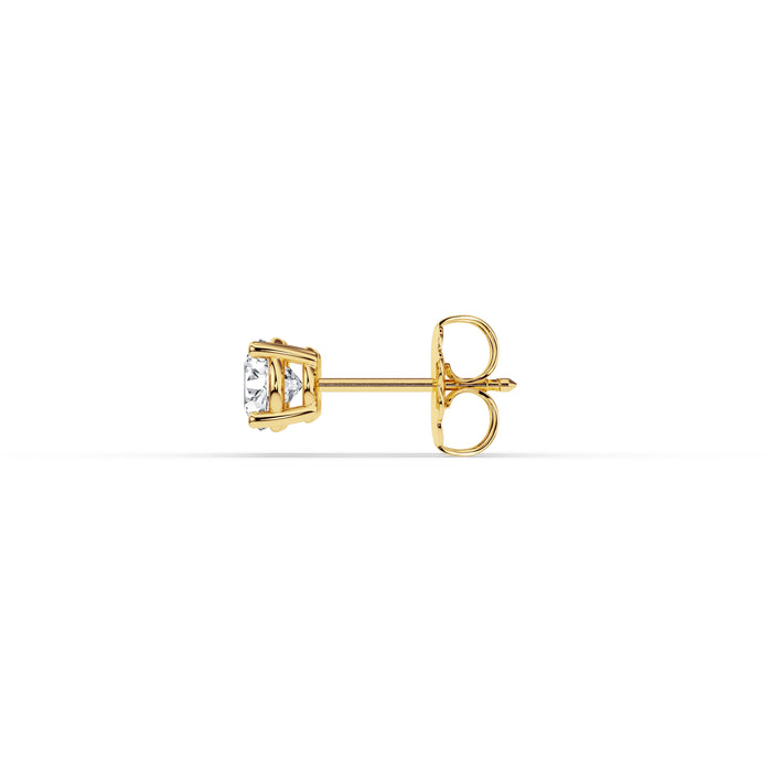 14K Pushback 4 Prong Stud